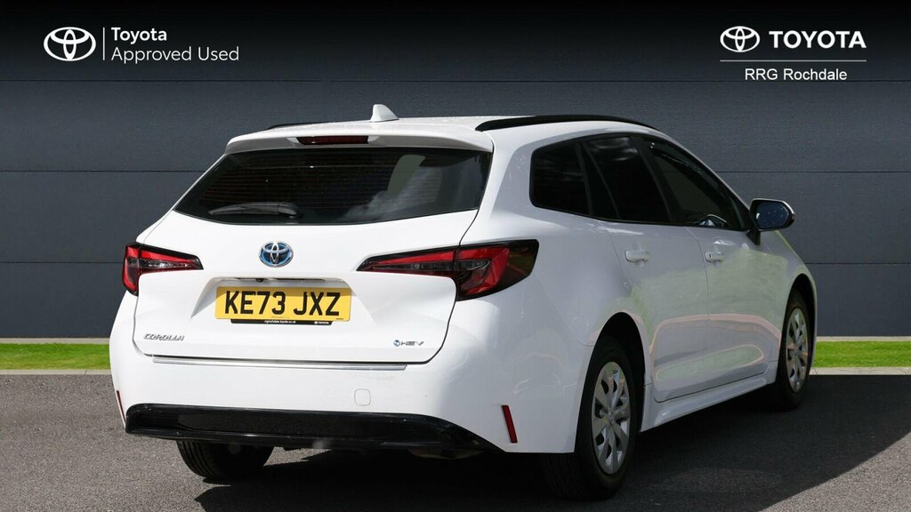 Toyota Corolla 1.8 Vvt-h Car Derived Van Hybrid Cvt Eu KE73JXZ White #2