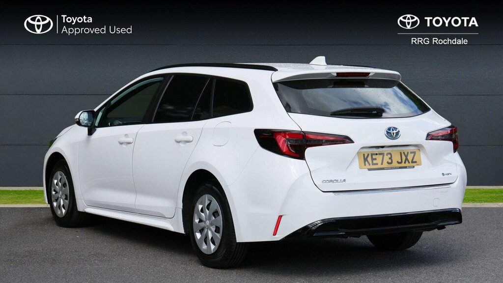 Toyota Corolla 1.8 Vvt-h Car Derived Van Hybrid Cvt Eu KE73JXZ White #4