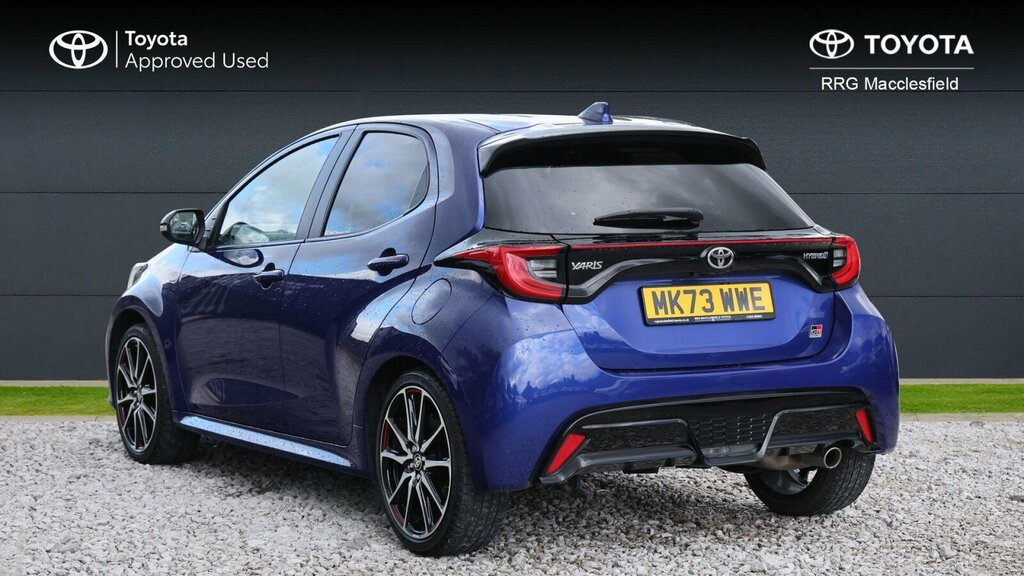 Toyota Yaris 1.5 Vvt-h Gr Sport E-cvt Euro 6 Ss MK73WWE Blue #4