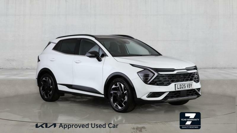 Kia Sportage 1.6 T-gdi 48V Gt-line S White