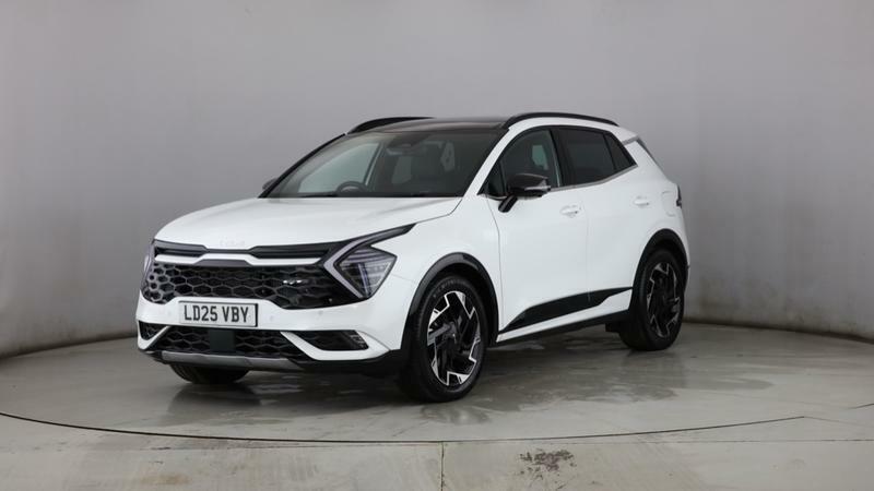 Kia Sportage 1.6 T-gdi 48V Gt-line S White #6