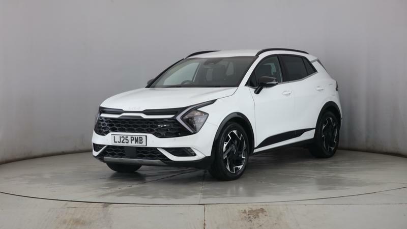 Kia Sportage 1.6 T-gdi 48V Gt-line White #6