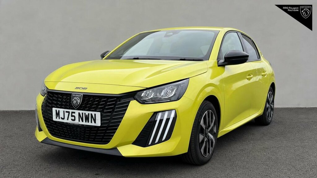 Peugeot 208 1.2 Puretech Style Euro 6 Ss MJ75NWN Yellow #3