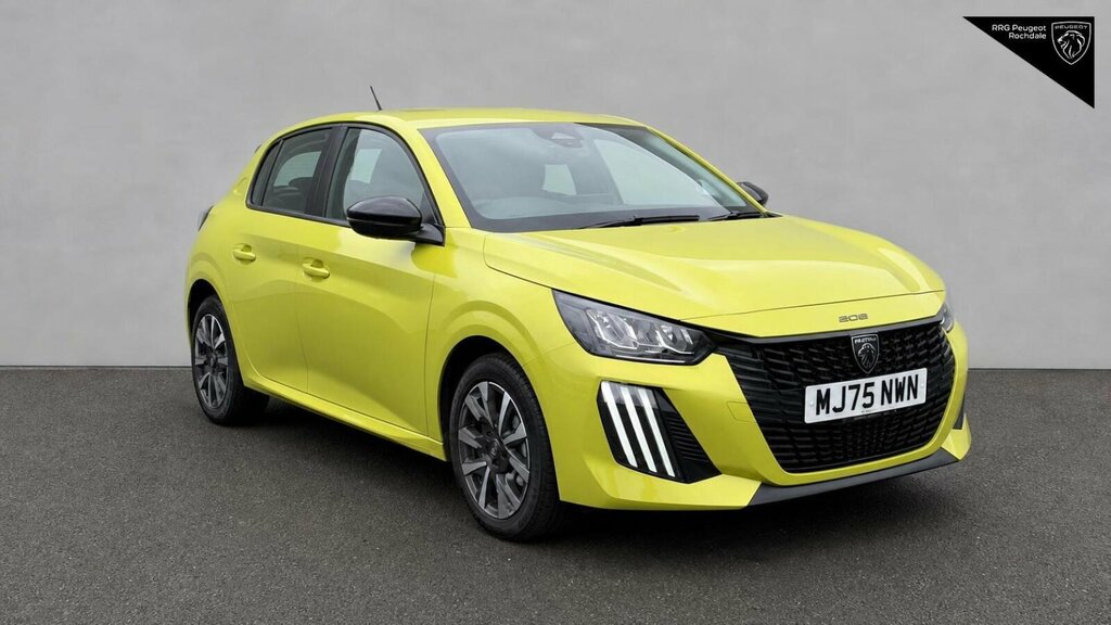 Peugeot 208 1.2 Puretech Style Euro 6 Ss MJ75NWN Yellow