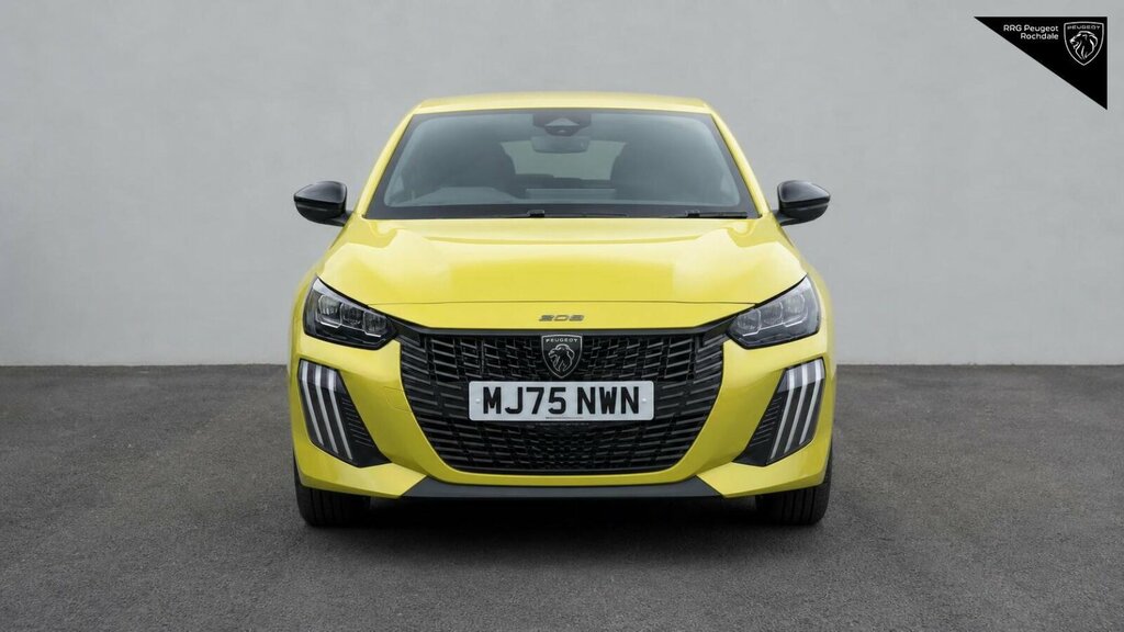 Peugeot 208 1.2 Puretech Style Euro 6 Ss MJ75NWN Yellow #2