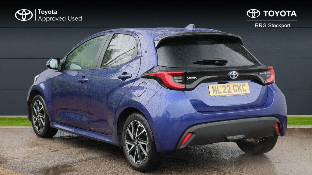 Toyota Yaris 1.5 Vvt-h Design E-cvt Euro 6 Ss ML22GKC Blue #4