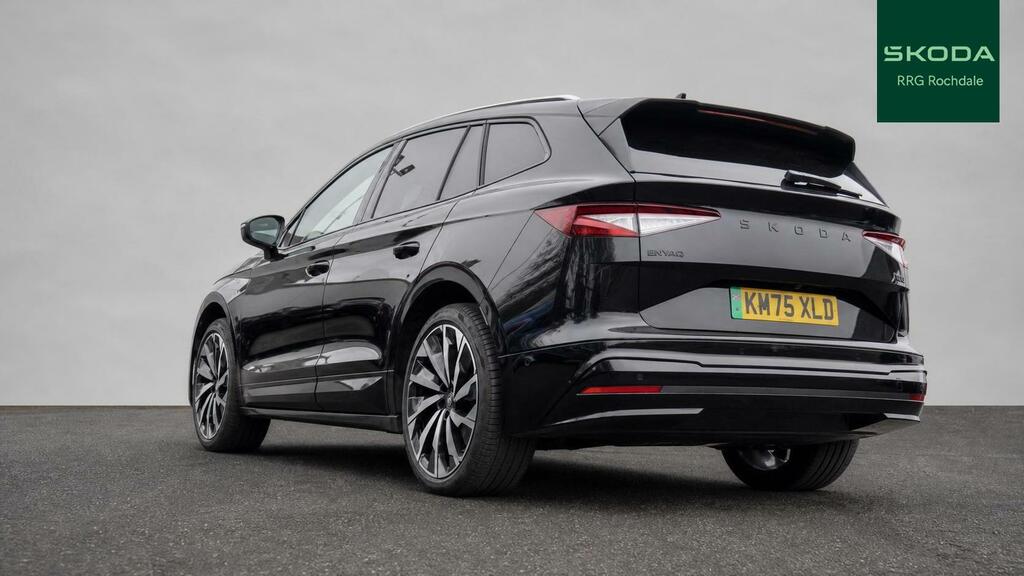 Skoda ENYAQ 210Kw 85X Sportline 82Kwh 4X4 KM75XLD Black #6