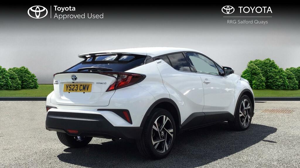 Toyota C-Hr 1.8 Vvt-h Design Cvt Euro 6 Ss YS23CMV White #2