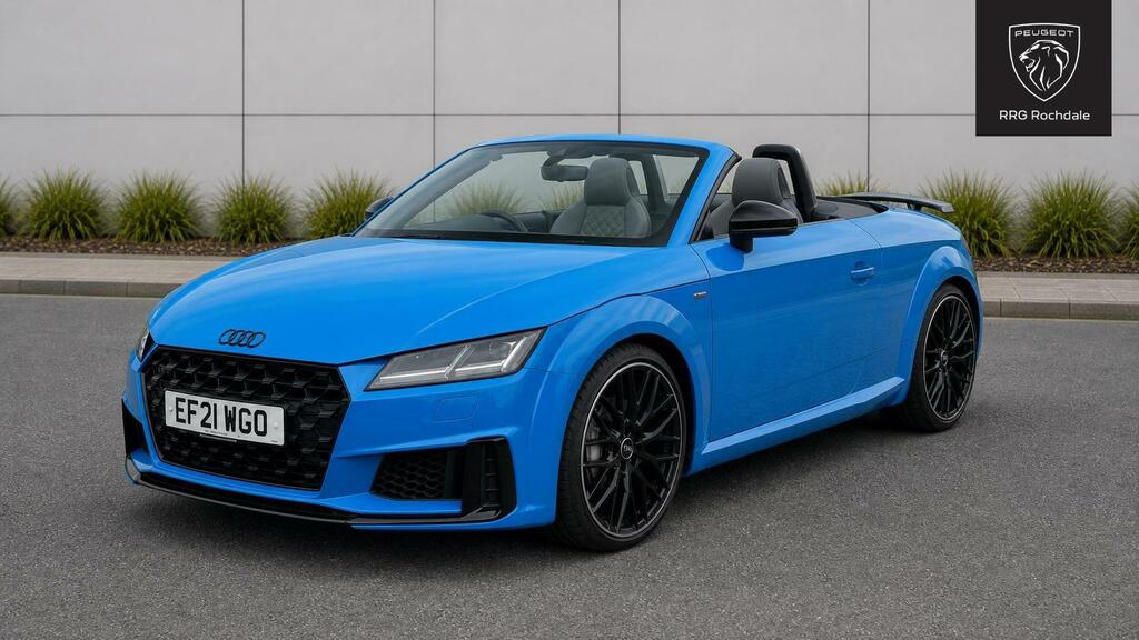 Audi TT 2.0 Tfsi 45 Black Edition Roadster S Tronic Euro 6 EF21WGO Blue #3