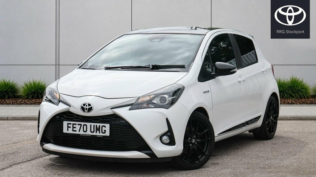 Toyota Yaris 1.5 Vvt-h Gr Sport E-cvt Euro 6 Ss FE70UMG White #3