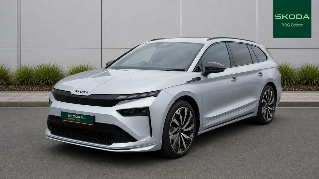 Skoda ENYAQ 210Kw 85X Sportline 82Kwh 4X4 NU25YBV Silver #3