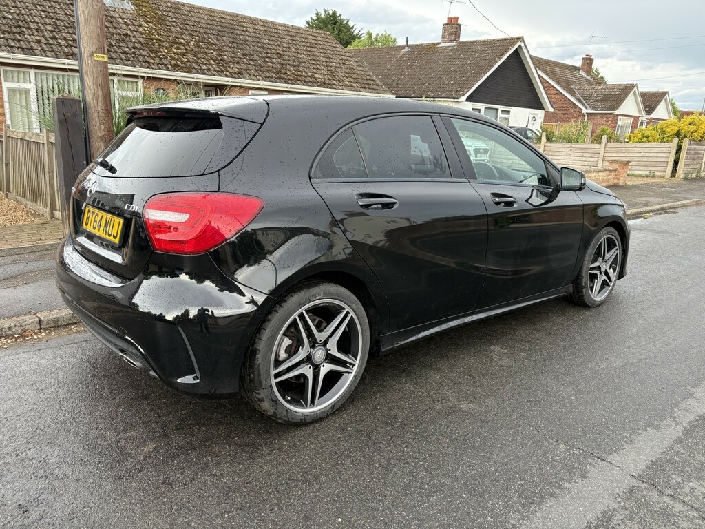 Mercedes-Benz A Class Hatchback 2.1 A220 Cdi Amg Sport 2015 BT64NUJ Black #6