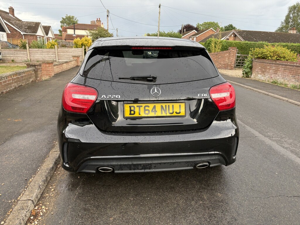 Mercedes-Benz A Class Hatchback 2.1 A220 Cdi Amg Sport 2015 BT64NUJ Black #5