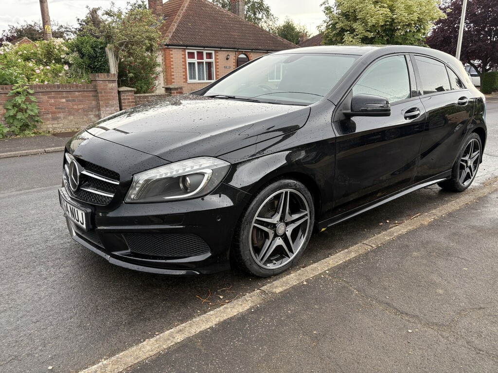 Mercedes-Benz A Class Hatchback 2.1 A220 Cdi Amg Sport 2015 BT64NUJ Black #3