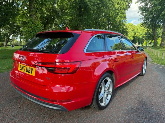 Audi A4 Avant 2017 2.0 Tdi Ultra S Line Estate SW17UBV Red #3