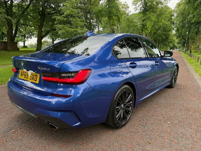 BMW 3 Series 2019 3.0 330D M Sport Saloon Xdriv AF69SXO Blue #3