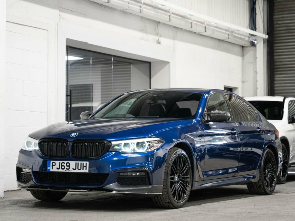 BMW 5 Series 2L M Sport PJ69JUH Blue #3