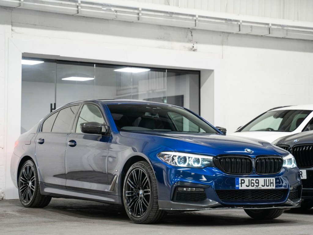 BMW 5 Series 2L M Sport PJ69JUH Blue #2