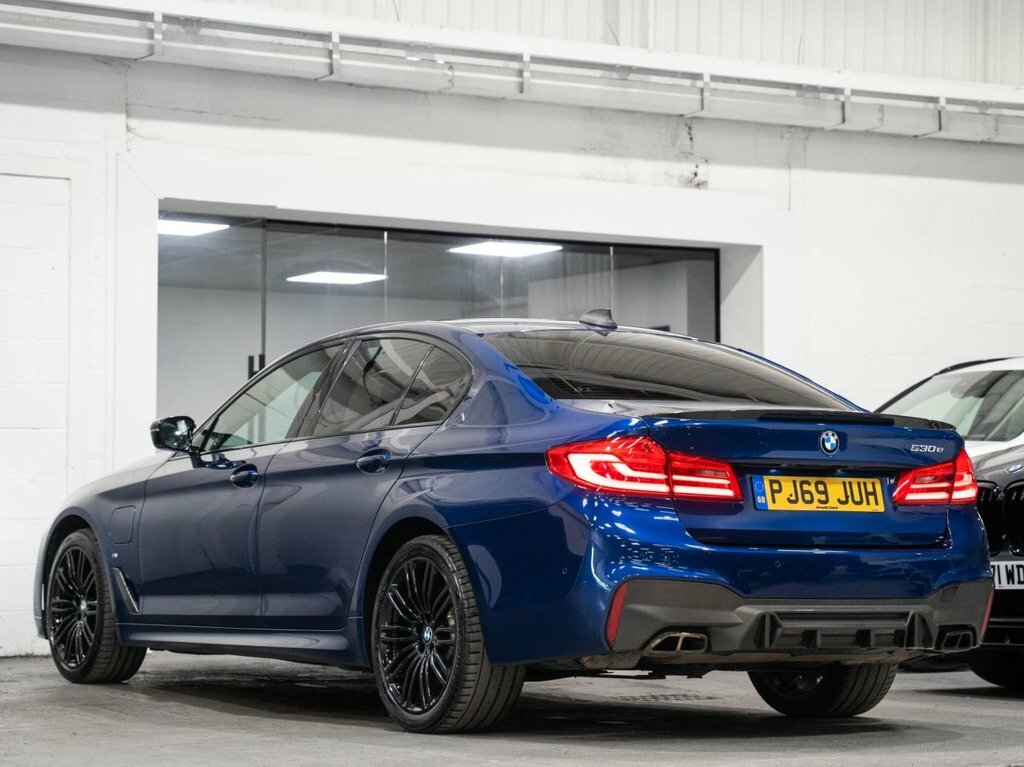 BMW 5 Series 2L M Sport PJ69JUH Blue #4