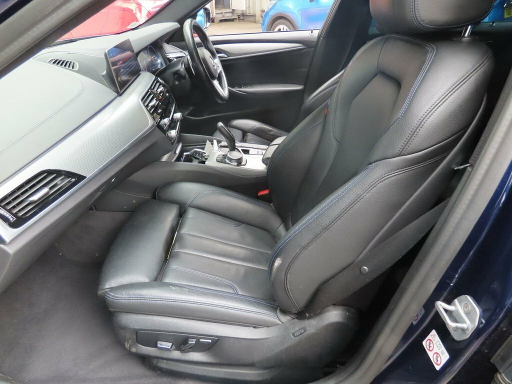 BMW 5 Series 2L M Sport FJ68PXX Blue #6