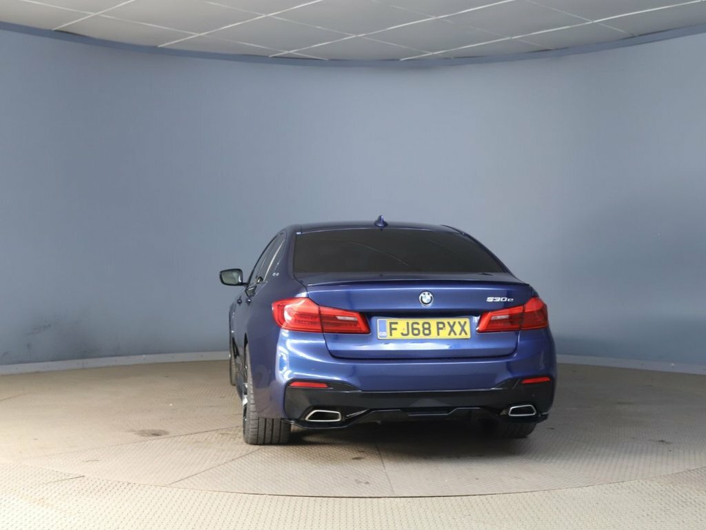 BMW 5 Series 2L M Sport FJ68PXX Blue #5