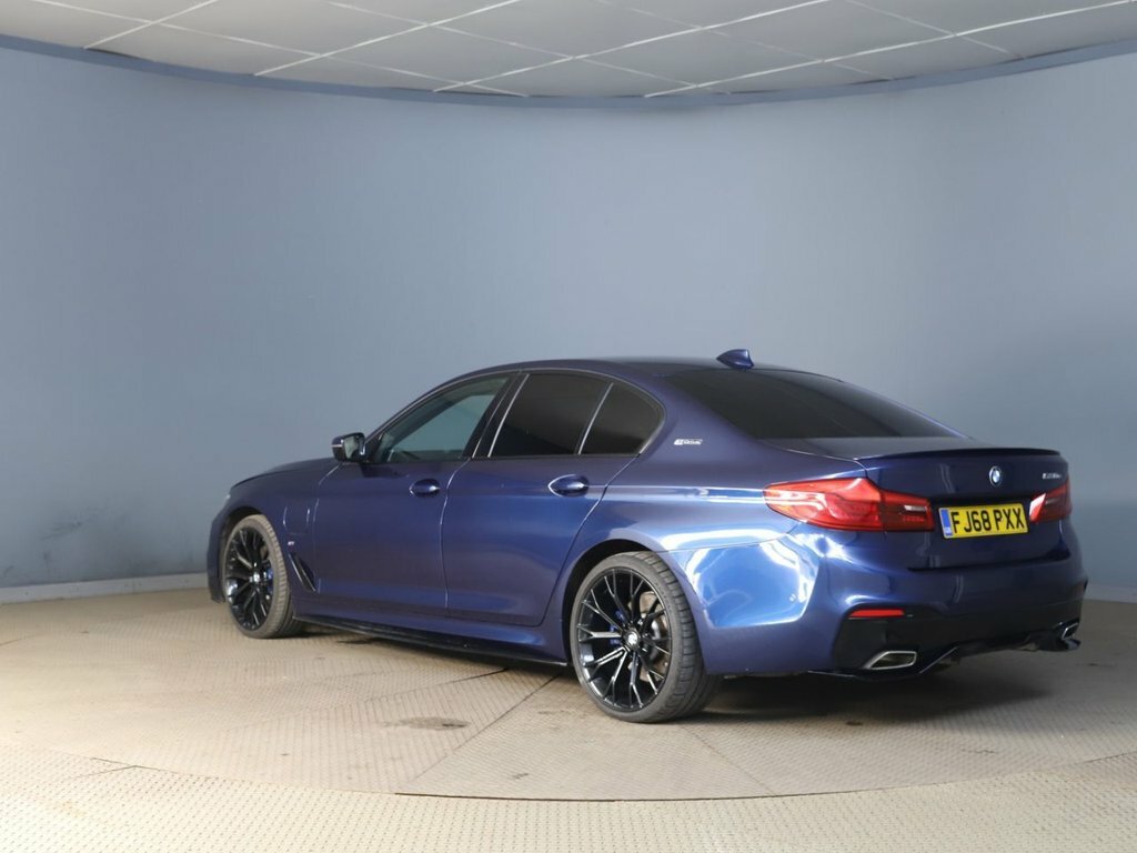 BMW 5 Series 2L M Sport FJ68PXX Blue #2