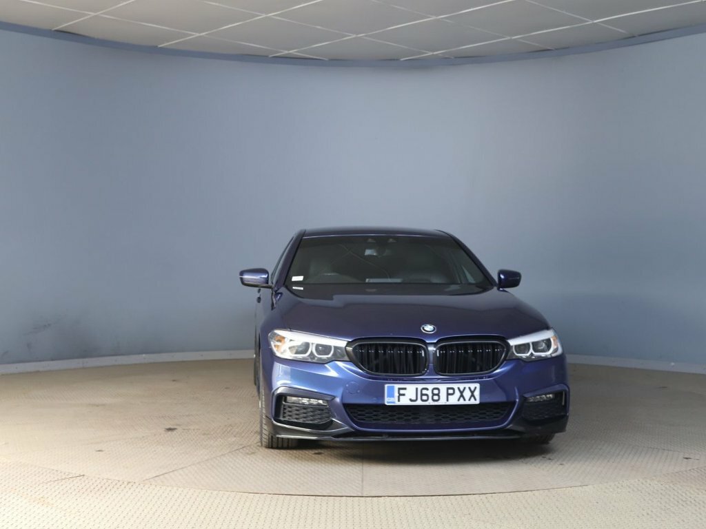 BMW 5 Series 2L M Sport FJ68PXX Blue #4