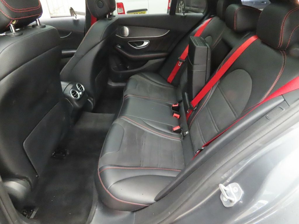 Mercedes-Benz C Class C 200 Amg Line White #9