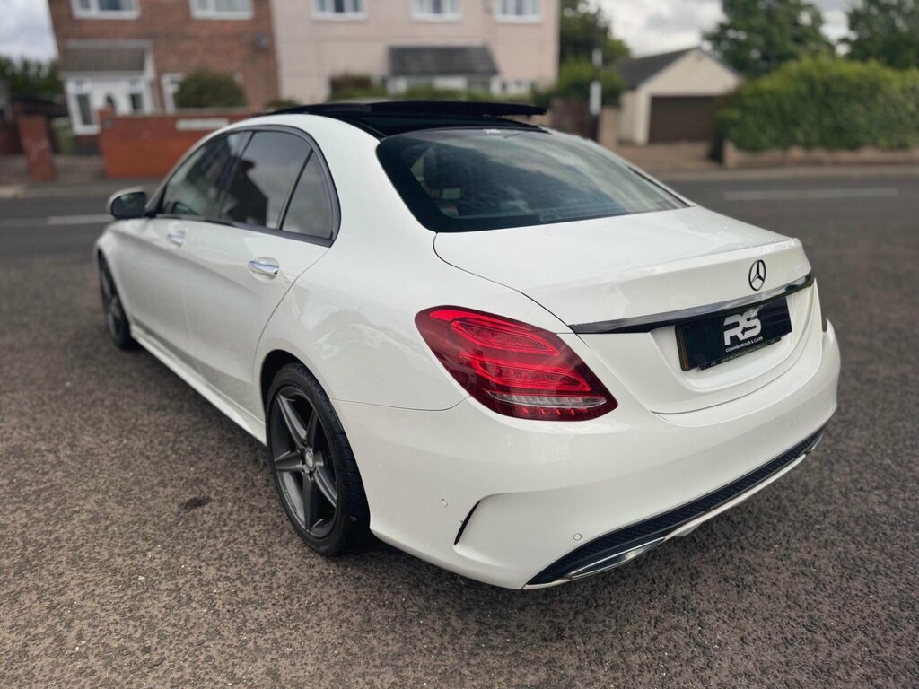 Mercedes-Benz C Class 1.6 C200d Amg Line Premium G-tronic Euro 6 Ss White #6
