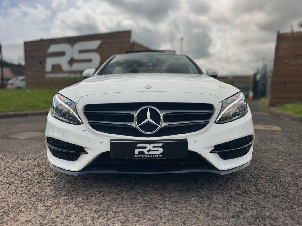 Mercedes-Benz C Class 1.6 C200d Amg Line Premium G-tronic Euro 6 Ss White