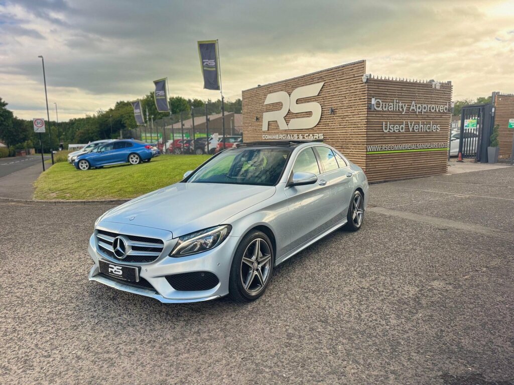 Mercedes-Benz C Class 2.1 C220 Bluetec Amg Line Premium G-tronic Euro SM64KCO Silver #4