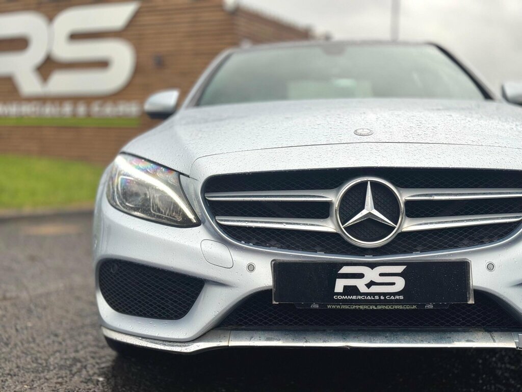 Mercedes-Benz C Class 2.1 C220 Bluetec Amg Line Premium G-tronic Euro Silver #2