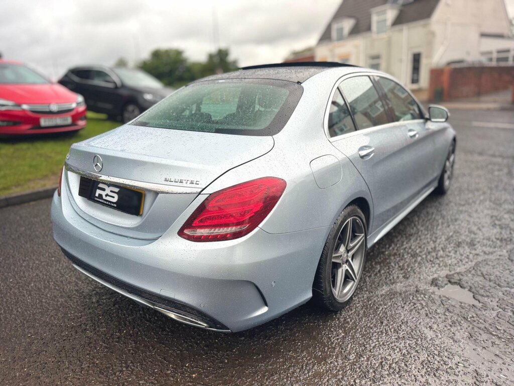Mercedes-Benz C Class 2.1 C220 Bluetec Amg Line Premium G-tronic Euro Silver #6