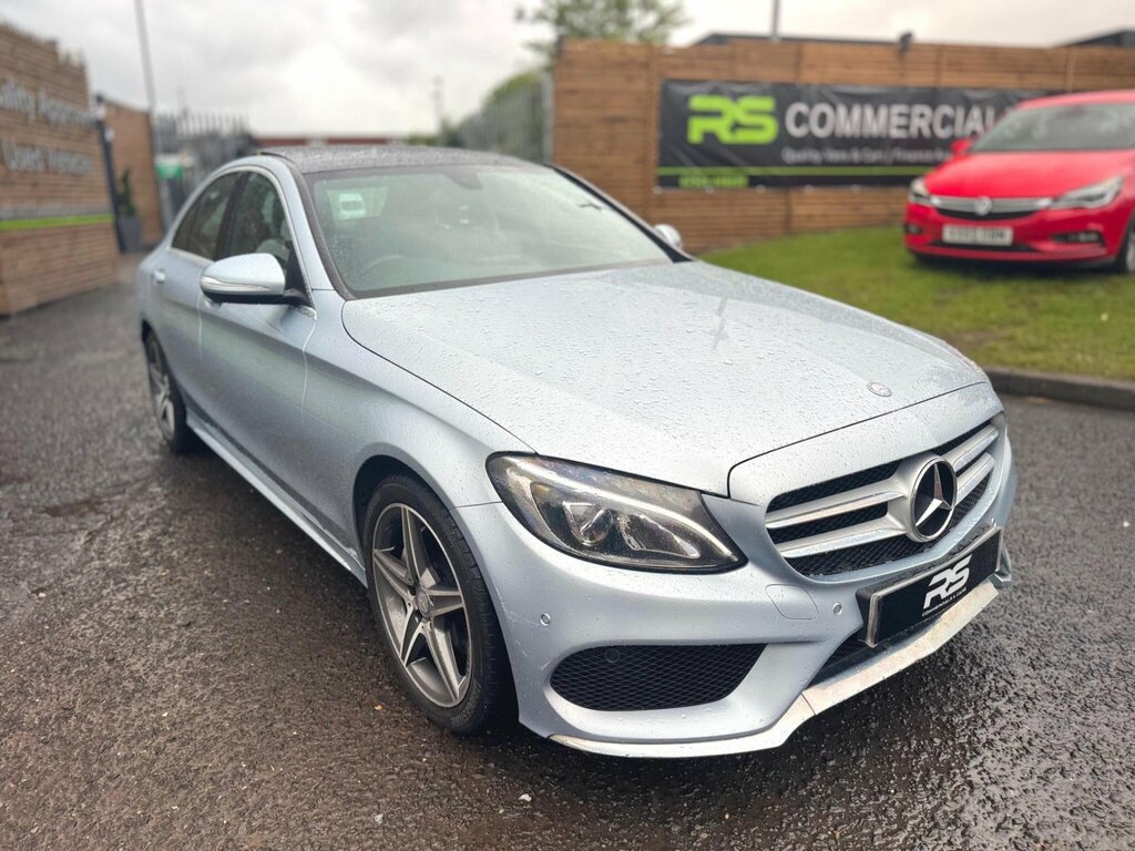 Mercedes-Benz C Class 2.1 C220 Bluetec Amg Line Premium G-tronic Euro Silver