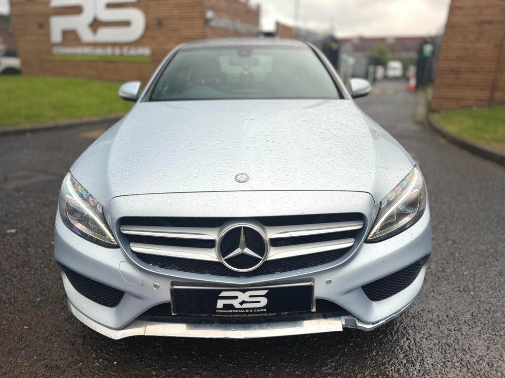 Mercedes-Benz C Class 2.1 C220 Bluetec Amg Line Premium G-tronic Euro Silver #3