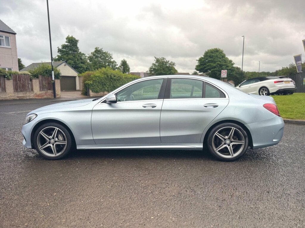 Mercedes-Benz C Class 2.1 C220 Bluetec Amg Line Premium G-tronic Euro Silver #4