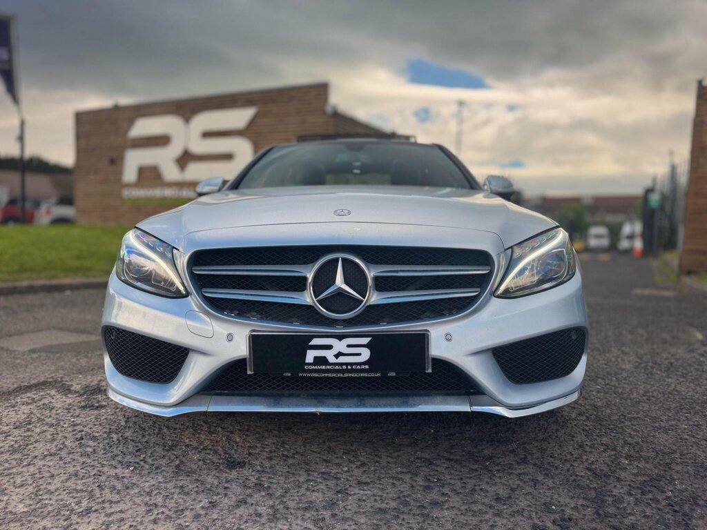 Mercedes-Benz C Class 2.1 C220 Bluetec Amg Line Premium G-tronic Euro SM64KCO Silver