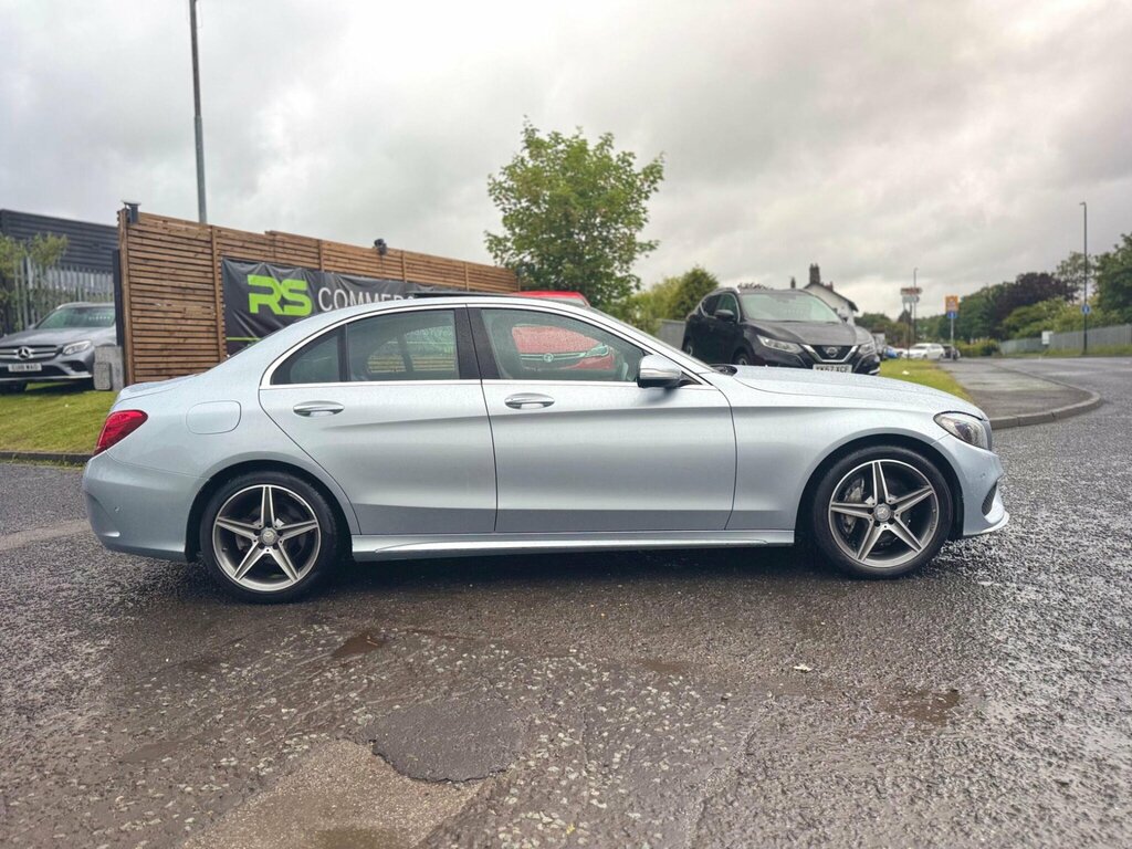 Mercedes-Benz C Class 2.1 C220 Bluetec Amg Line Premium G-tronic Euro Silver #5