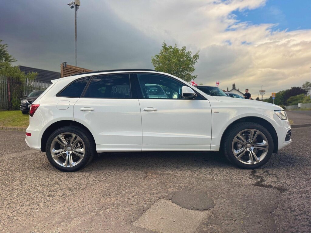 Audi Q5 2.0 Tdi S Line Plus Quattro Euro 6 Ss MV16CZE White #2