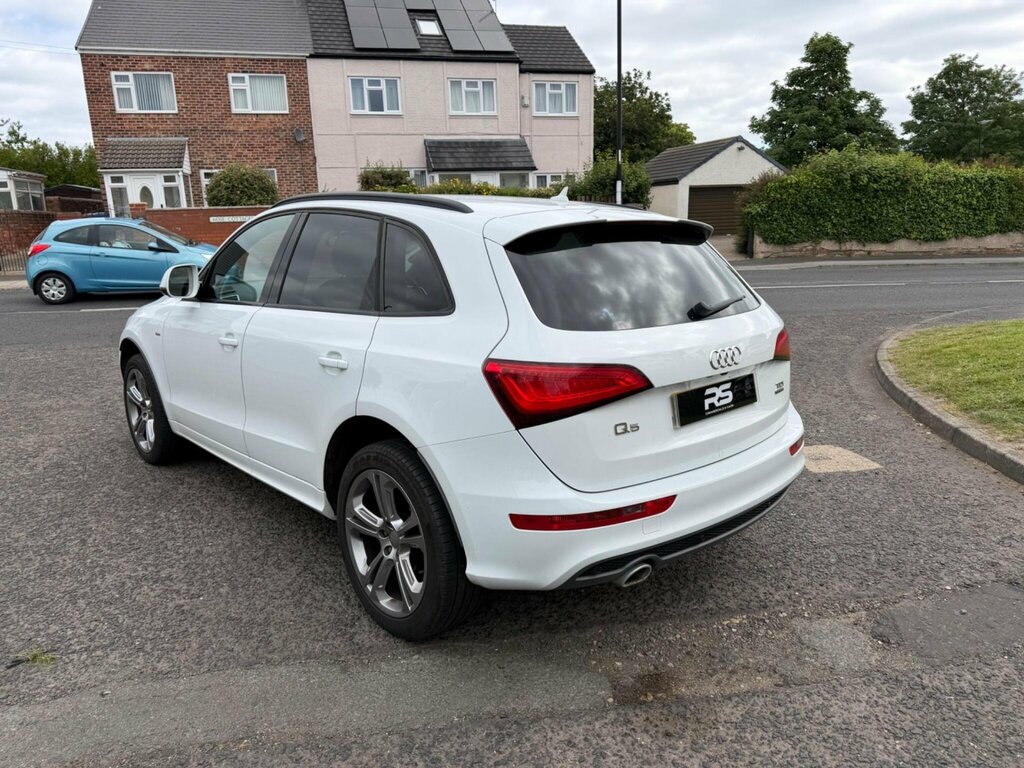 Audi Q5 2.0 Tdi S Line Plus Quattro Euro 6 Ss White #4