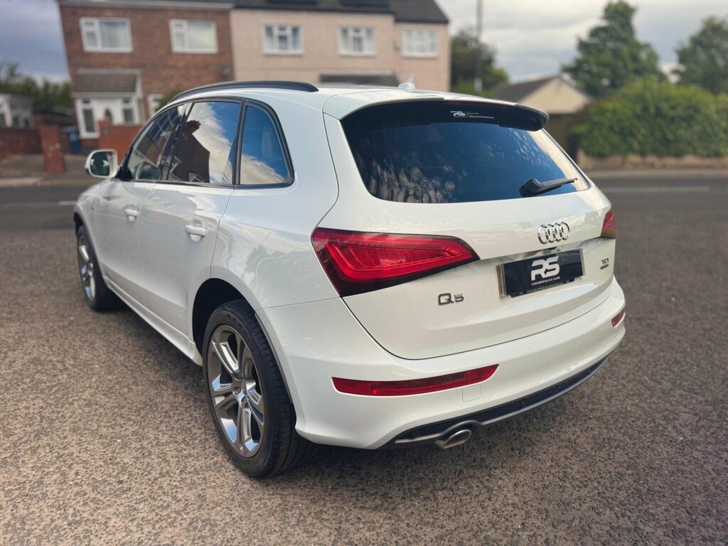 Audi Q5 2.0 Tdi S Line Plus Quattro Euro 6 Ss MV16CZE White #6