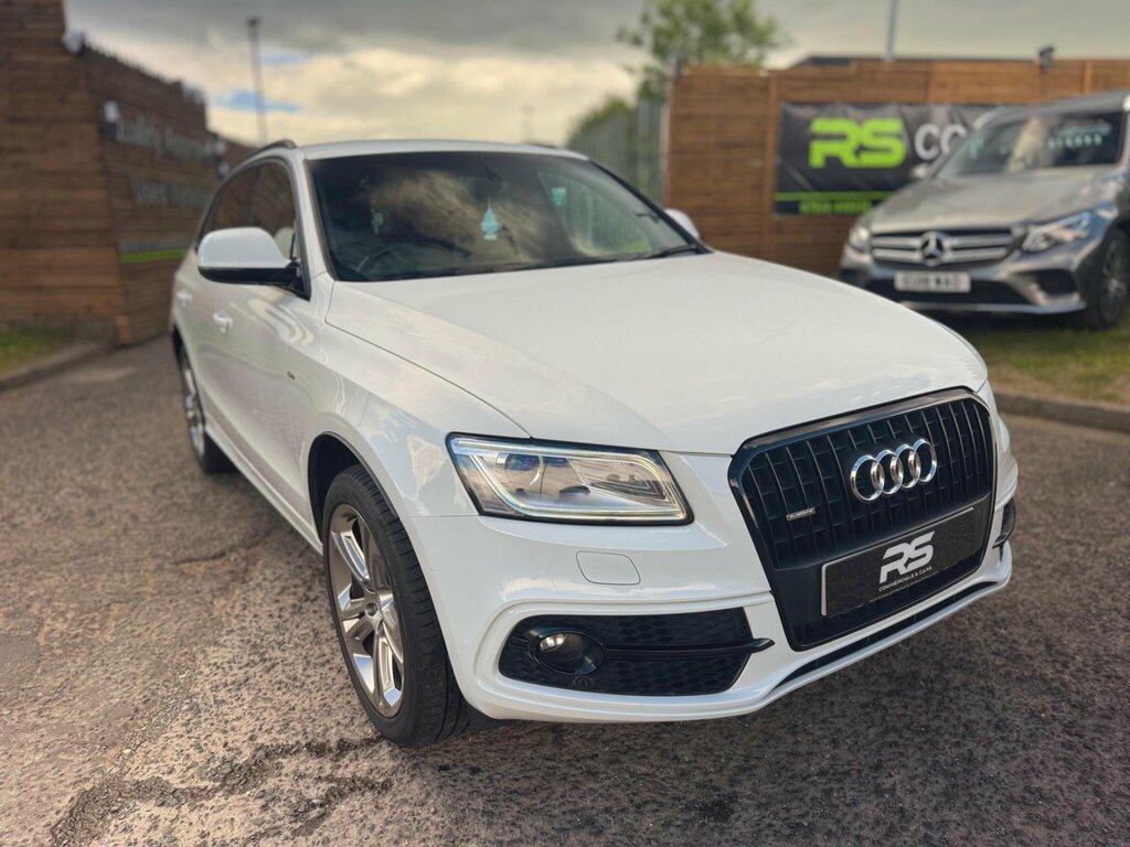 Audi Q5 2.0 Tdi S Line Plus Quattro Euro 6 Ss MV16CZE White