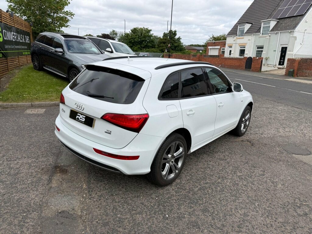 Audi Q5 2.0 Tdi S Line Plus Quattro Euro 6 Ss White #6