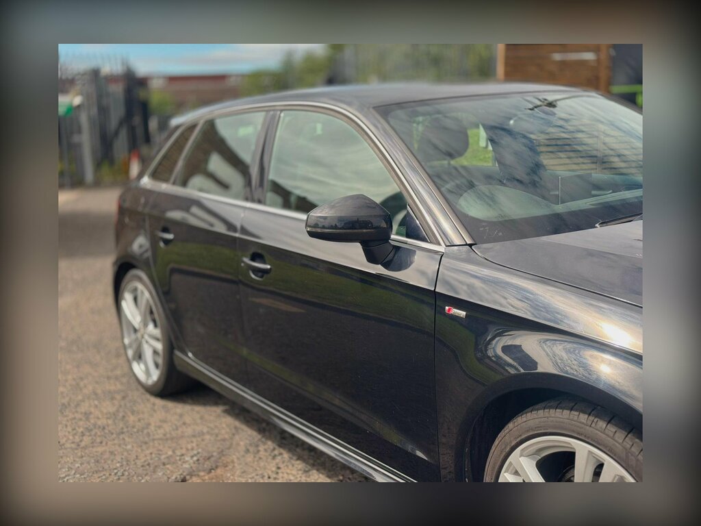 Audi A3 1.6 Tdi S Line Sportback Euro 6 Ss Black #7