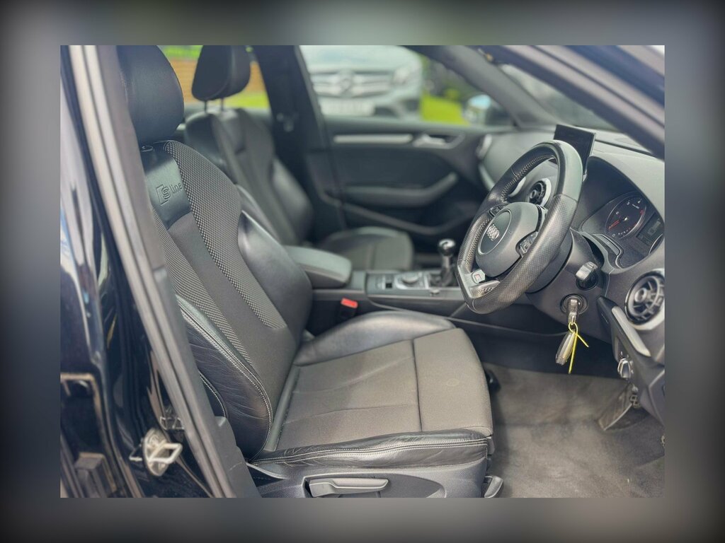 Audi A3 1.6 Tdi S Line Sportback Euro 6 Ss Black #15