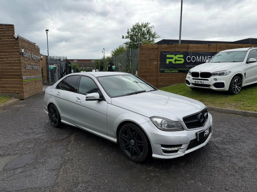 Mercedes-Benz C Class 1.6 C180 Blueefficiency Amg Sport Plus G-tronic E Silver