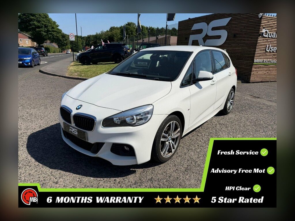 BMW 2 Series Active Tourer 1.5 216D M Sport Euro 6 Ss White