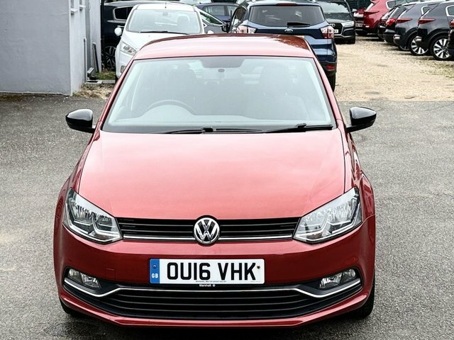 Volkswagen Polo 1.2 Tsi Bluemotion Tech Se Design Hatchback Pe Red #4