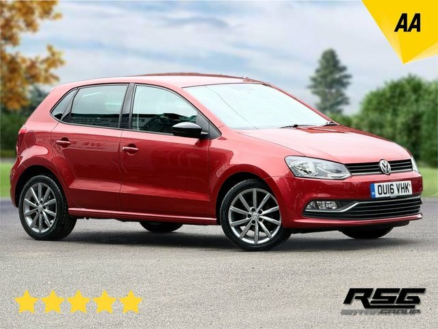 Volkswagen Polo 1.2 Tsi Bluemotion Tech Se Design Hatchback Pe Red
