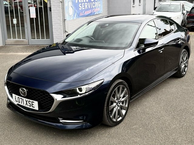 Mazda 3 2.0 E-skyactiv-x Mhev Sport Lux Saloon Blue #3
